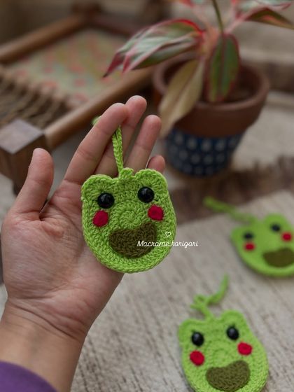 This cute frog pouch is another one of our fun designs for keeping earpods or coins organized. The cheerful face is sure to brighten your day.