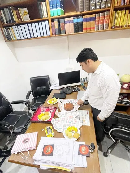A look inside my law office at EUNOMIA Law Associates. We maintain a comprehensive law library and the necessary resources to support complex litigation for our clients.