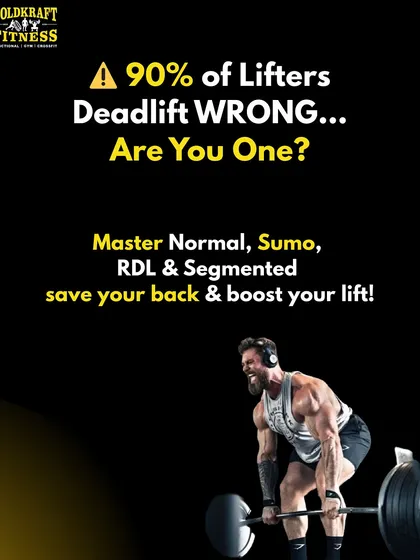 Did you know that up to 90% of lifters perform the deadlift incorrectly? We teach you how to master different variations like the normal, sumo, and RDL to save your back and boost your lift.