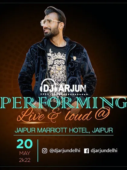 A wedding event at the Jaipur Marriott Hotel. I have extensive experience as a wedding DJ for celebrations of all sizes.
