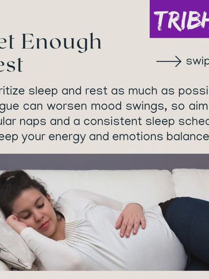 Getting enough rest is crucial. Fatigue can make mood swings worse, so prioritize sleep, take naps when you can, and aim for a consistent sleep schedule.