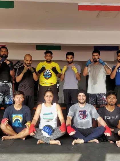 Euphoric exhaustion after a Wednesday kickboxing class. Our members always leave it all on the mat.