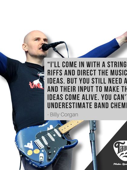 Some Wednesday Wisdom from Billy Corgan of The Smashing Pumpkins. He's right, you can't underestimate band chemistry. It's the magic we try to create in our band programs.