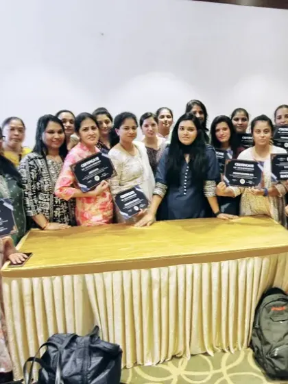 A proud moment with my students from a recent workshop, all holding their certificates of completion. My courses are designed to empower you, whether for personal skill or to start a new career.