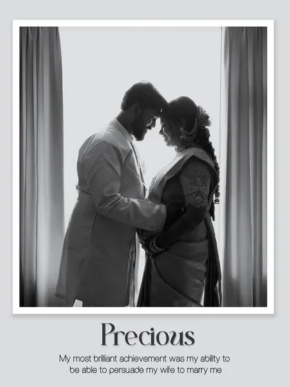 Sometimes, a simple silhouette tells the most powerful story. This black and white maternity portrait uses light and shadow to create a timeless and artistic image, focusing purely on the couple's bond and the beautiful shape of the baby bump.