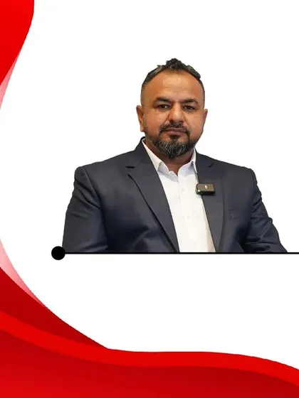 A portrait of our leadership, driving the company forward with a clear vision and unwavering dedication to client success.