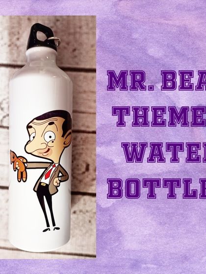 For a touch of classic comedy, I offer these Mr. Bean themed water bottles. They are a quirky and fun gift that's sure to get a laugh.