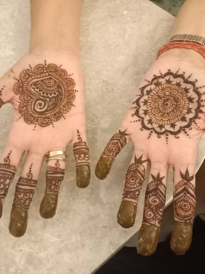 Hussaina Mehendi Artist - Party & Festive Mehendi Timeless Mandalas & Tikki Designs photo 13
