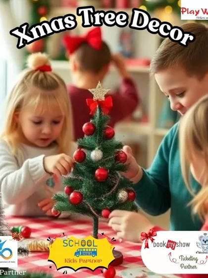 Get crafty and decorate your own mini Christmas tree! It's a wonderful hands-on activity for kids to take home a piece of the magic from our event.