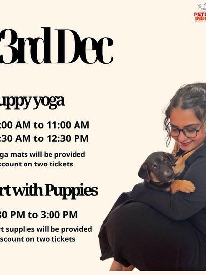 The schedule for our events at Petex India on December 23rd. Your ticket includes a free day pass for the festival.