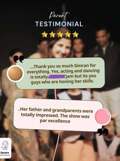 "The show was par excellence." A parent shares how impressed her family was with her daughter's performance and growth.