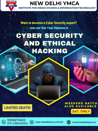 The demand for cybersecurity experts is growing. Our one-year diploma in Cyber Security and Ethical Hacking provides hands-on training to prepare you for this field, with weekend batches available for working professionals.