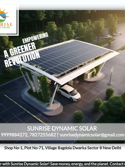 We also design and install innovative solutions like this solar carport. It's a perfect way to protect your vehicle from the sun while generating clean electricity for your home or business. This is how we turn everyday structures into power-generating assets.