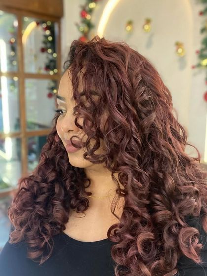 No-Bleach Balayage: Vibrant Reds & Berries photo 22