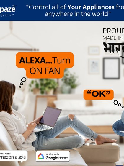 "Alexa, turn on fan." It's that simple. Our smart devices are fully compatible with Amazon Alexa and Google Home, allowing you to control your appliances with just your voice.