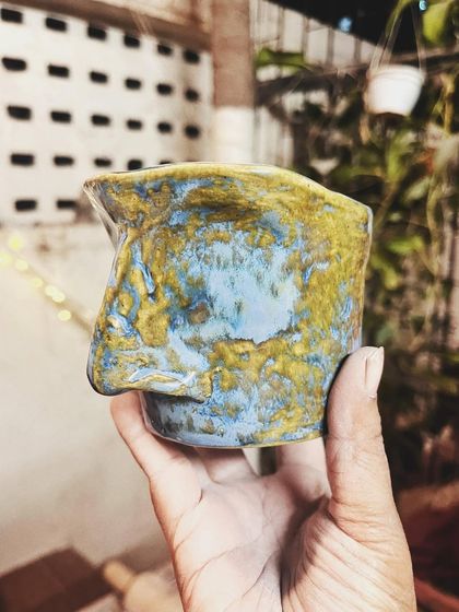 This wonderful couple completed their beginner's course together. They created everything from a coiled Christmas tree to an incredible sgraffito self-portrait.