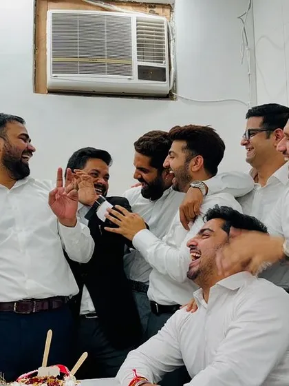 More fun and celebration with my work family. Laughter is the best way to de-stress.