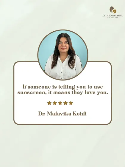 A simple truth from my years of practice: if someone is reminding you to use sunscreen, it is an act of care. Protecting your skin from UV radiation is fundamental to its long-term health.