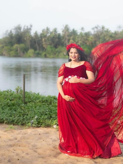 Dee Yashaswini - Occasion Wear Rentals Maternity Photoshoot Outfits photo 72