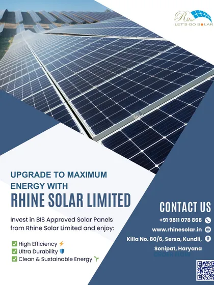 This large-scale solar array is a smart energy solution for any business. My BIS-approved panels are built for high efficiency and ultra-durability, helping you reduce costs and your carbon footprint.