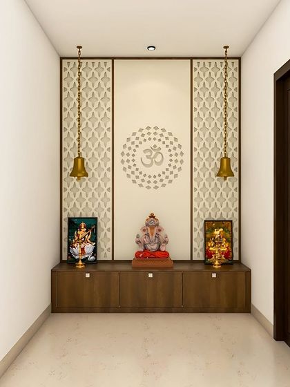 Designing with a Touch of Sweetness - Modular Home Interiors Modern Mandirs & Pooja Units photo 19