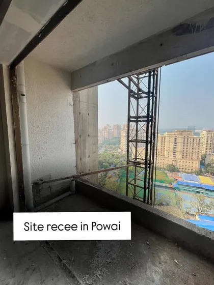A site recce in Powai. Every new project starts with understanding the space, its light, and its inherent possibilities.