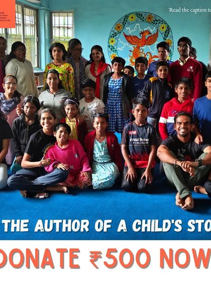 Be the author of a child's story. We are thrilled to launch our 'Take the Story Forward' campaign to raise funds for our incredible children. A small donation of ₹500 can make a big difference.