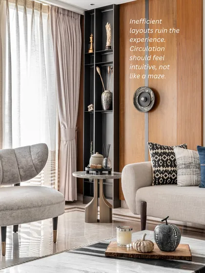 Mistake to avoid: Inefficient layouts. Circulation should feel intuitive, not like a maze. A poor flow can ruin the experience of living in a home, no matter how beautiful it is.