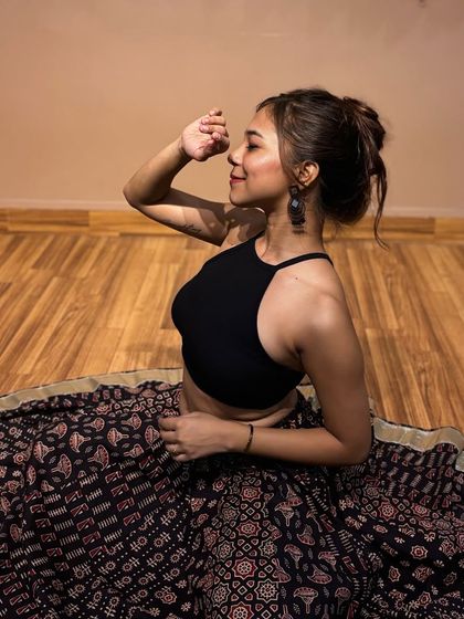 A candid moment of expression. My goal is to make you feel as comfortable and confident as I do when you're dancing.