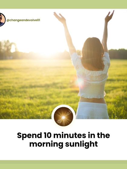 One of the seven daily habits to reverse PCOS is spending 10 minutes in the morning sunlight. This simple act helps regulate your circadian rhythm and vitamin D levels.