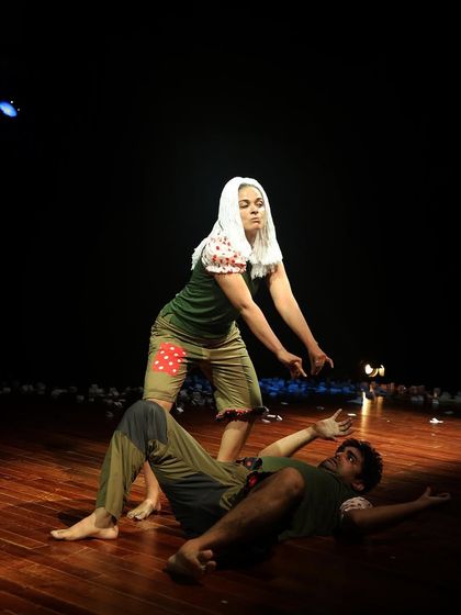 A still from a performance of "Gretel."