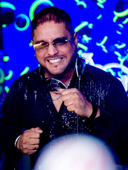 Music isn't just what I do, it's who I am. A shot capturing my passion and energy behind the console.