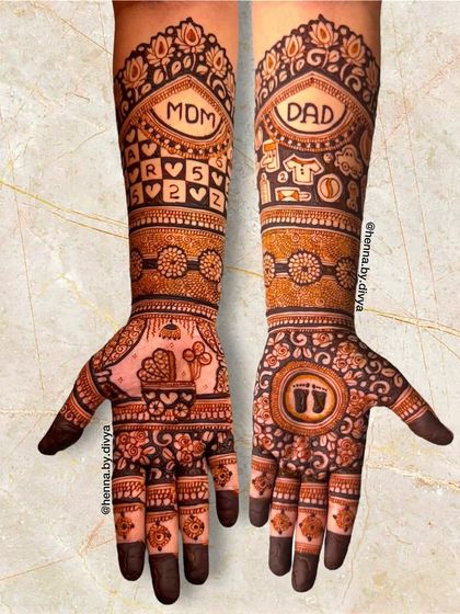 Baby Shower & Godh Bharai Henna photo 5