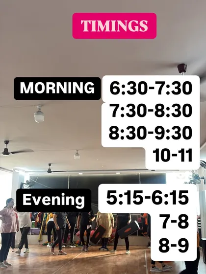 Our comprehensive list of morning and evening batches. Your fitness journey is just one decision away.