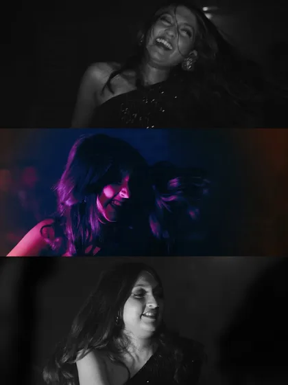 A collage of moments from a single night. It shows the range of expressions, from intense focus to pure joy, all part of the journey of a DJ set.
