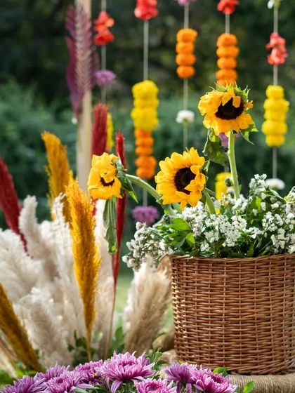 Vibrant Haldi & Mehendi Functions photo 64