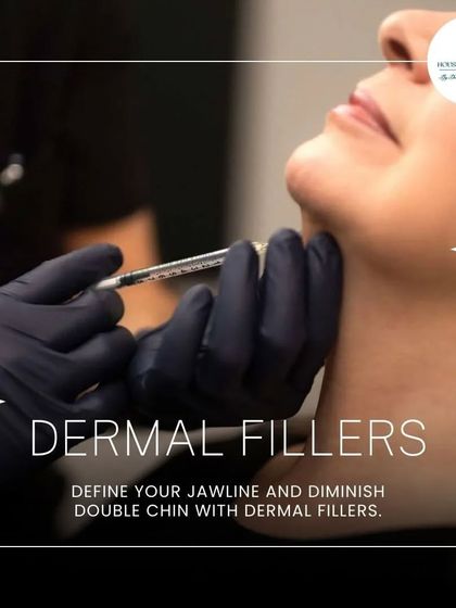 Dermal fillers can be used to define your jawline and diminish the appearance of a double chin. By adding structure and projection to the chin and jaw, we can create a sharper, more contoured look.