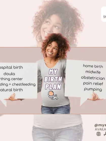 Your birth plan is a reflection of your hopes and values. Whether you choose a hospital or home birth, a midwife or doula, I support you in making informed decisions for an empowering birth experience.