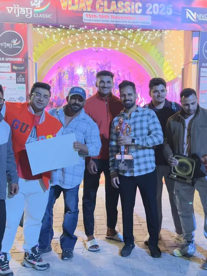 Team Ashish Thakran at the Vijay Classic 2025. We show up in numbers and with quality.