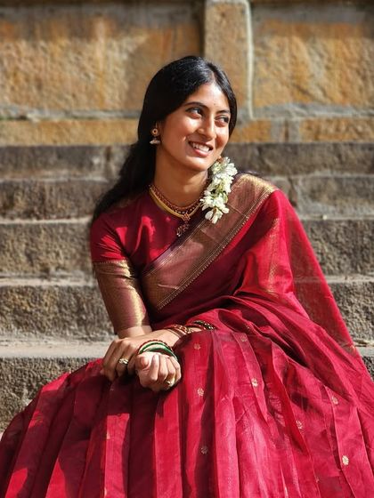 Maya Designer Studio - Custom Bridal & Occasion Wear Modern Half Sarees (Langa Voni) photo 8