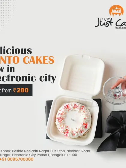 Our bento cakes are the perfect solution for a personal celebration or a sweet gift. This image shows one of our mini cakes neatly packaged in its signature box, ready for you to enjoy or send to someone special.