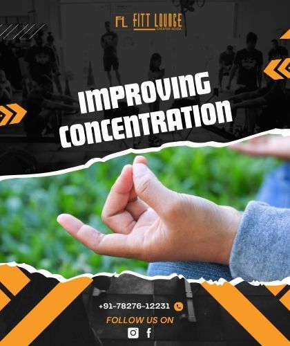 Fitness is also for the mind. This graphic explains how working out can improve concentration.