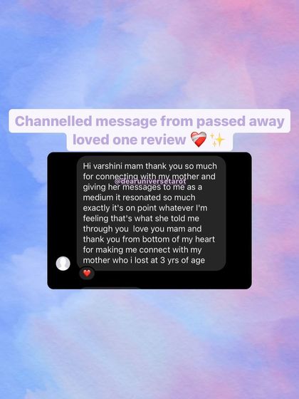 Connecting with a passed-away loved one is a deeply emotional and healing experience. This client shares how a channeled message from their mother, whom they lost at a young age, resonated deeply and brought them comfort.