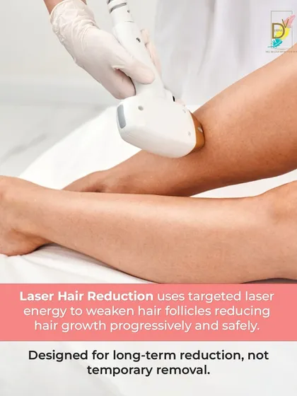 We use advanced, US FDA-approved laser technology that precisely targets the hair follicle. This ensures the treatment is not only effective in reducing hair growth but also completely safe for your surrounding skin.