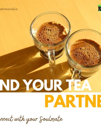 Find your tea partner for life. This simple and sweet concept shows that a life partner is someone you can share the small, everyday moments with.