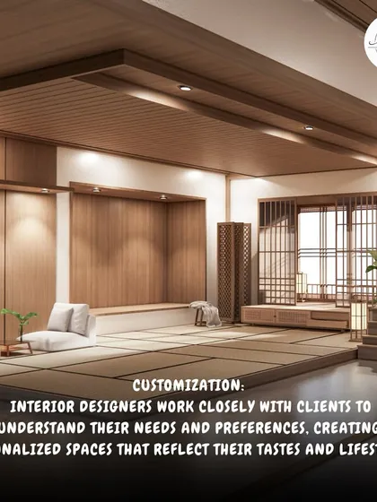 One of the key benefits of working with us is customization. We work closely with you to create personalized spaces that reflect your taste and lifestyle.