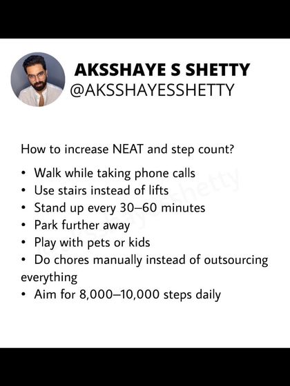 You can't out-exercise a bad diet. Exercise is for building muscle, but fat loss is driven by your daily movement (NEAT) and being in a calorie deficit. I explain why focusing on your step count is so powerful.