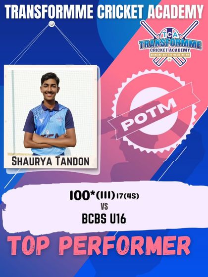 Transform Cricket Academy - Advanced Competitive Cricket Training The Record Breakers: Individual Player Achievements photo 4