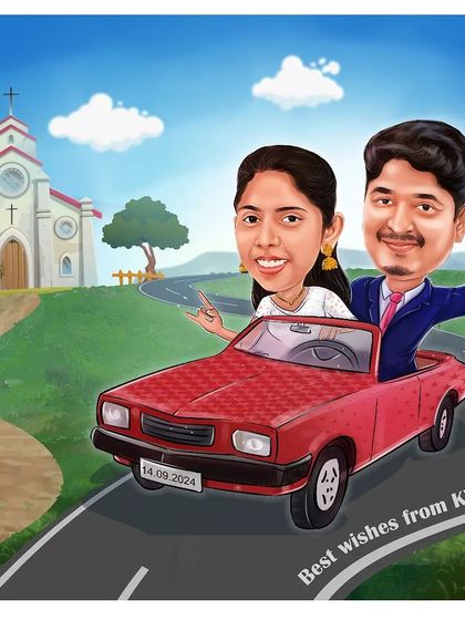 Sreeni - Custom Illustrated Invitations Custom Themes & Backgrounds photo 5