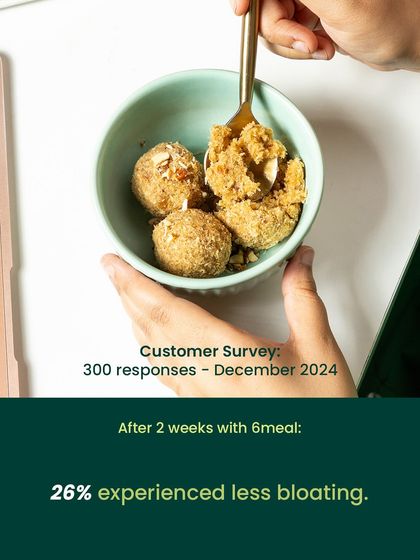 We surveyed our community and the results are so encouraging. After just two weeks with us, 26% of clients reported experiencing less bloating. This is a testament to our commitment to clean ingredients and gut-friendly recipes.
